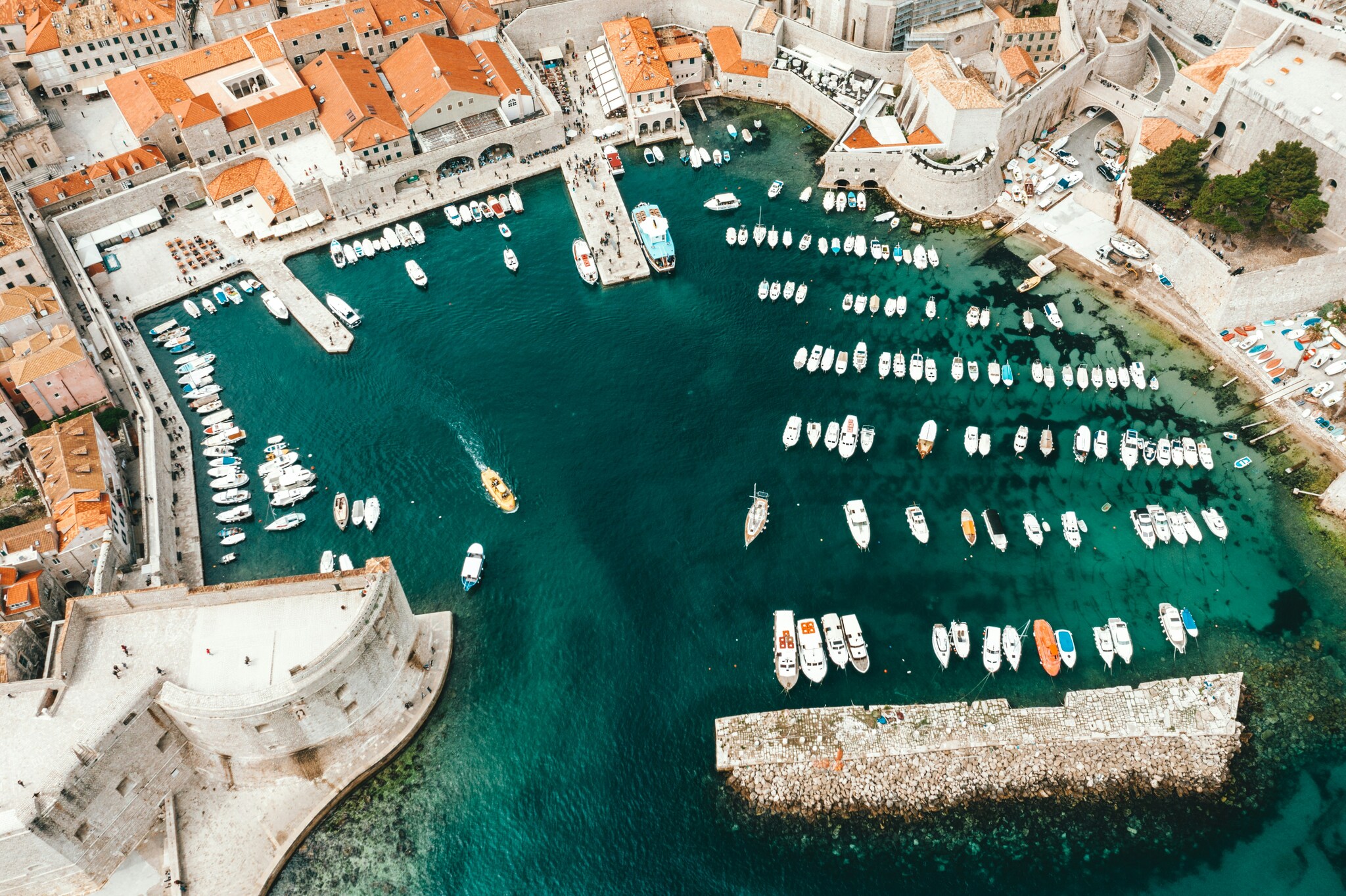 Historic coastal town