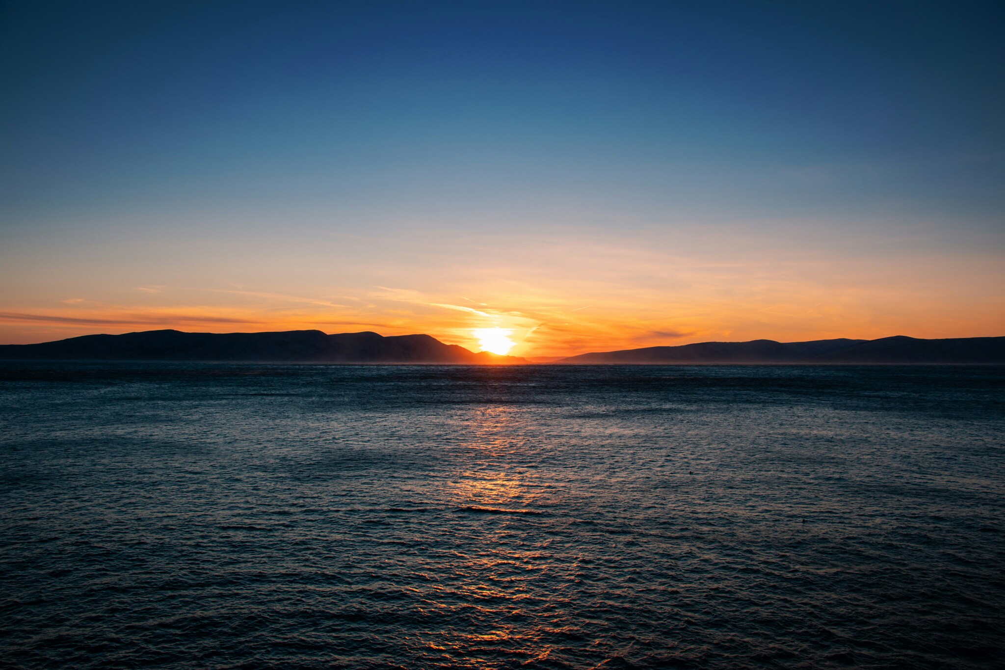 Sunset over the Adriatic